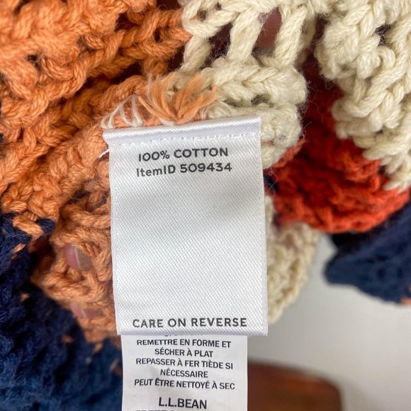 L.L. Bean Signature Bailey Island Cotton Sweater S - Picture 4 of 10